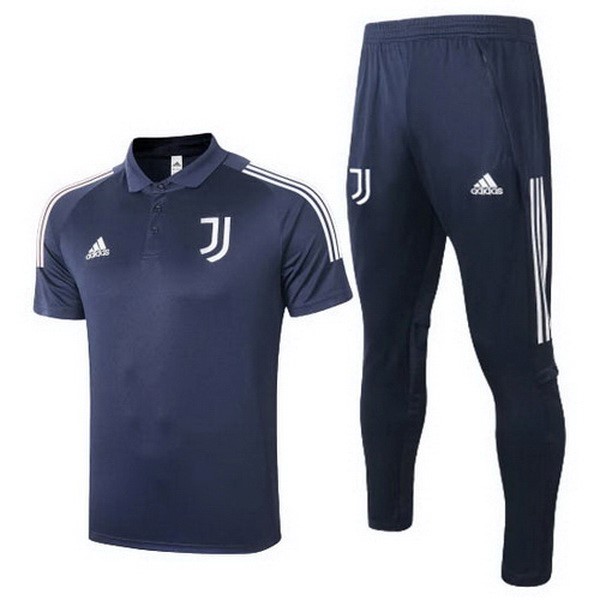 Polo Football Ensemble Complet Juventus 2020-21 Bleu Marine